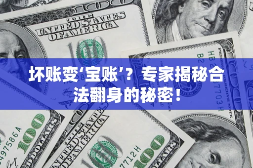 武汉坏账变‘宝账’？专家揭秘合法翻身的秘密！