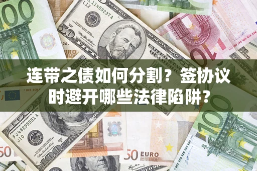 武汉连带之债如何分割？签协议时避开哪些法律陷阱？
