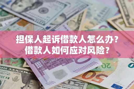 武汉担保人起诉借款人怎么办？借款人如何应对风险？