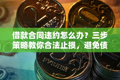武汉借款合同违约怎么办？三步策略教你合法止损，避免债务危机升级